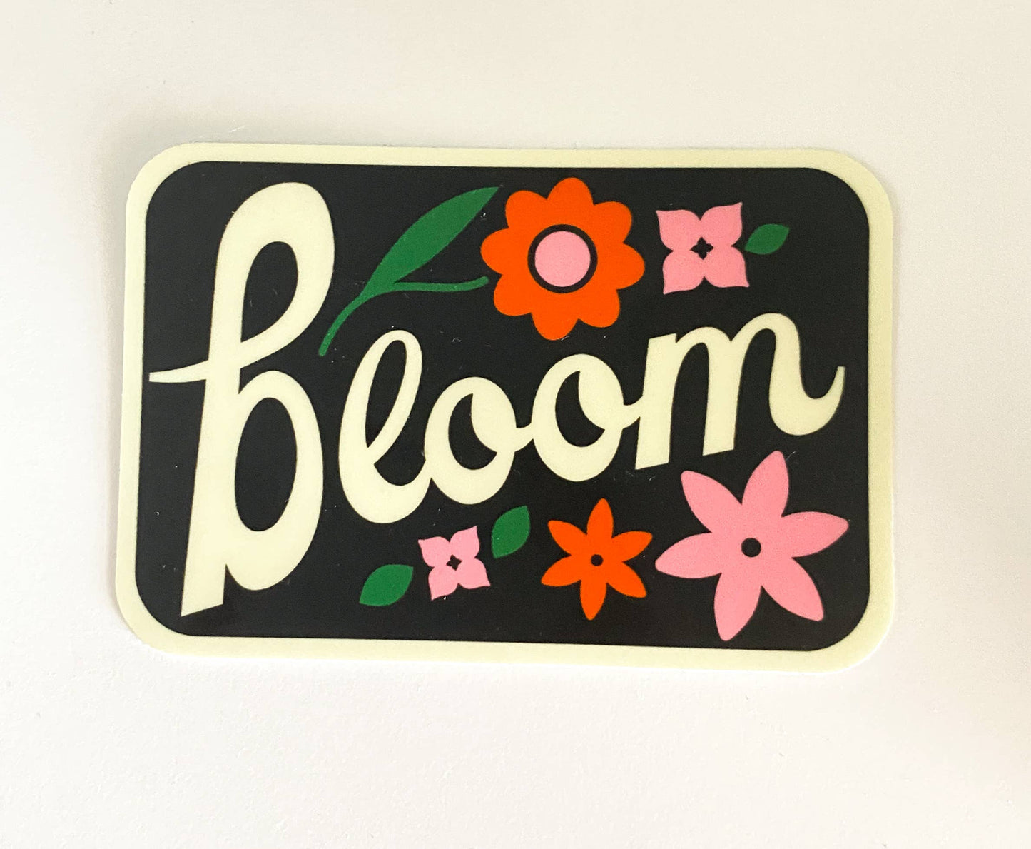 Bloom Floral Retro Sticker