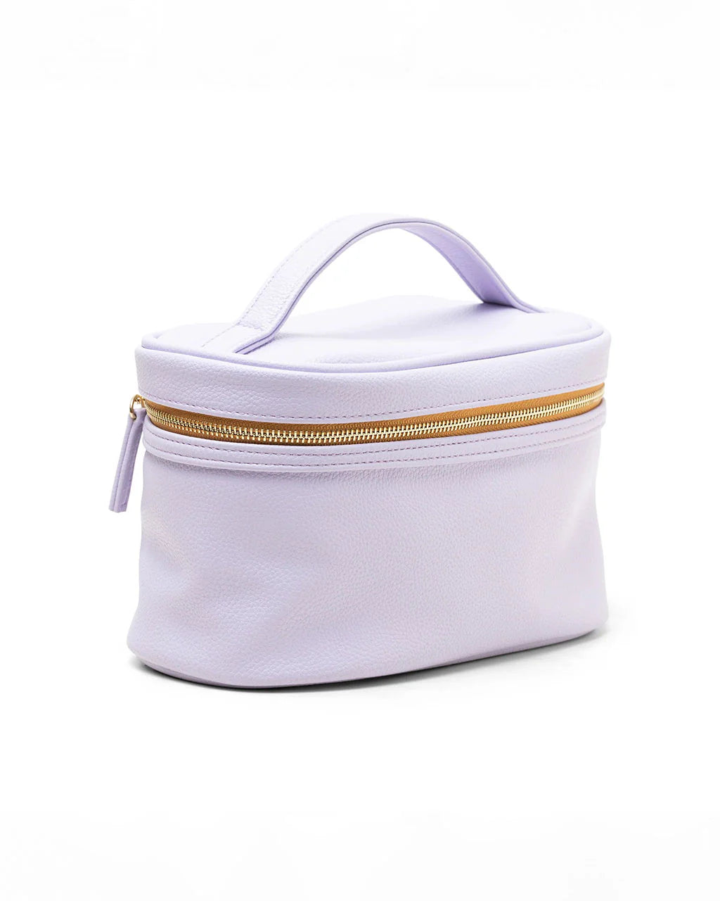 DesignWorks Inc Vegan Leather Train Case - Lilac + Copper