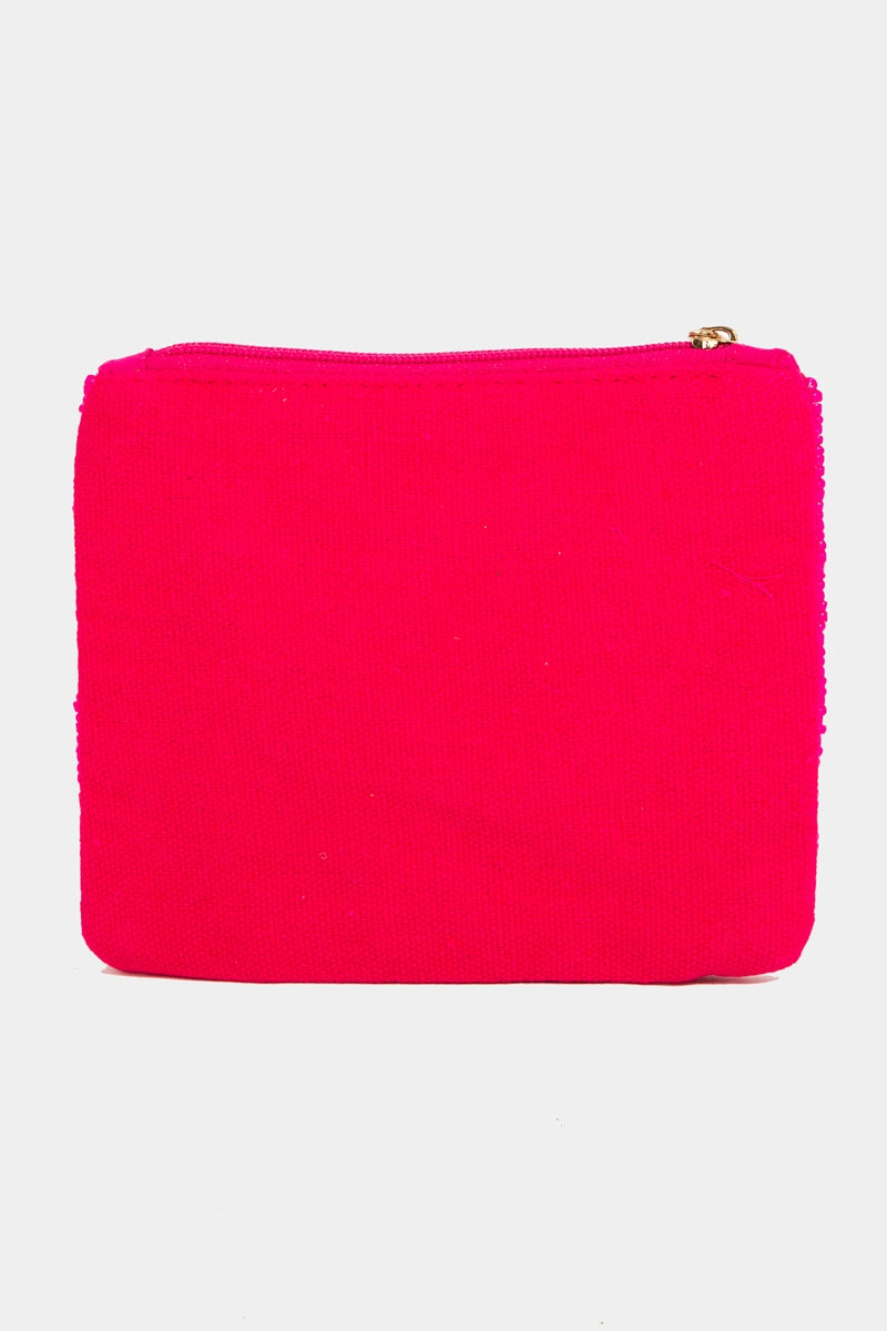 XOXO Beaded Coin Purse/Pouch