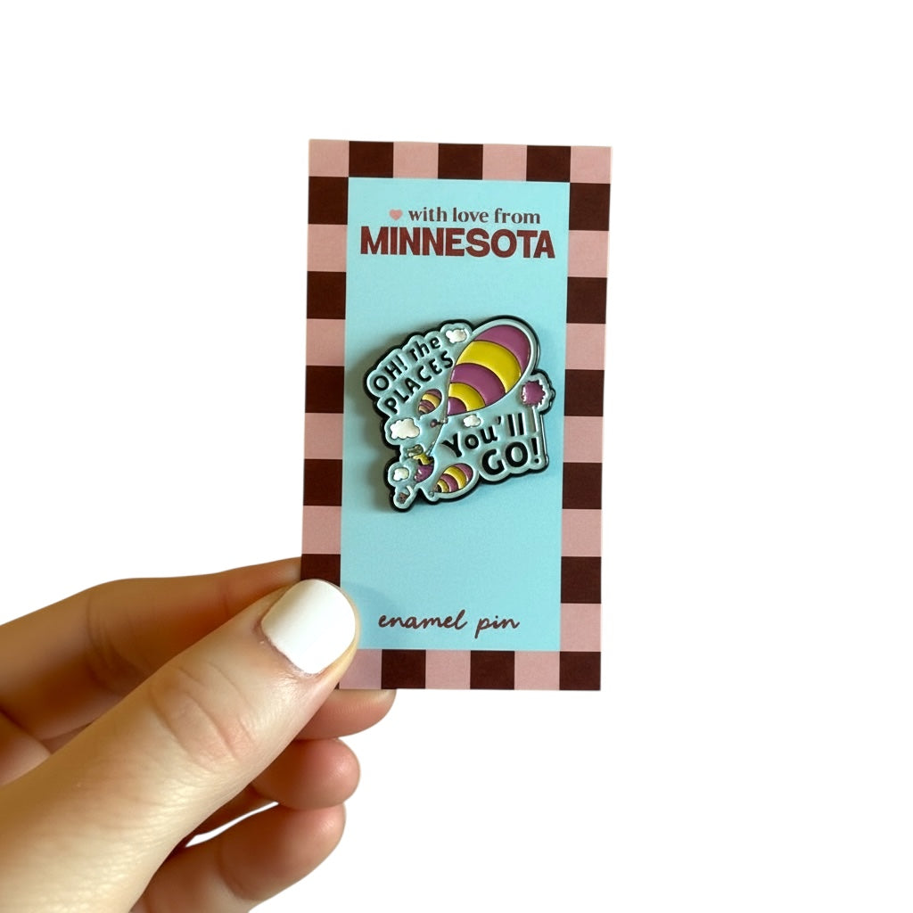 Dr. Seuss Oh The Places You’ll Go Enamel Pin