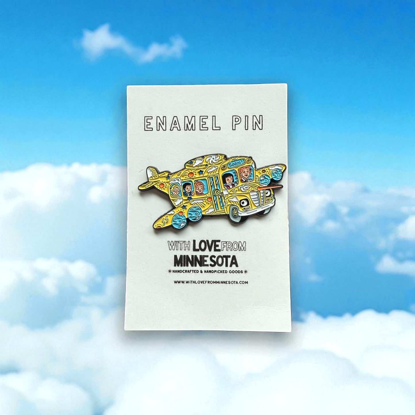 Magic School Bus Enamel Pin