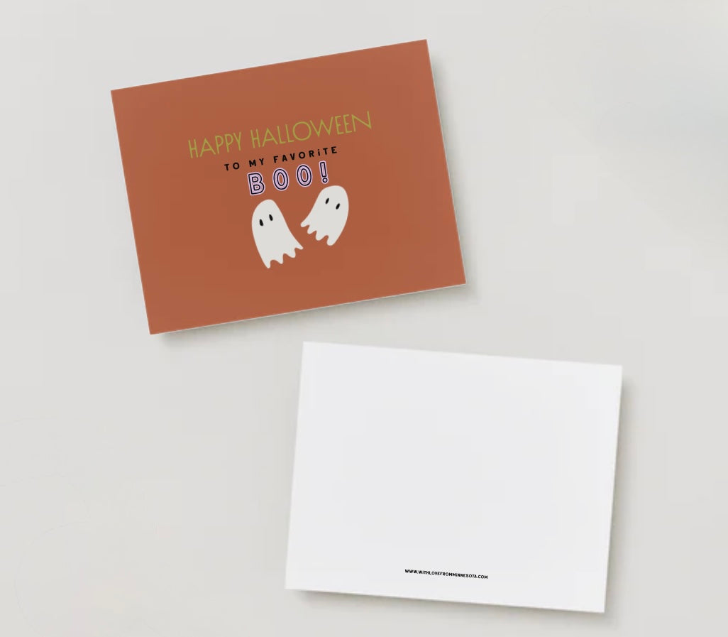 Favorite Boo - Notecard Set