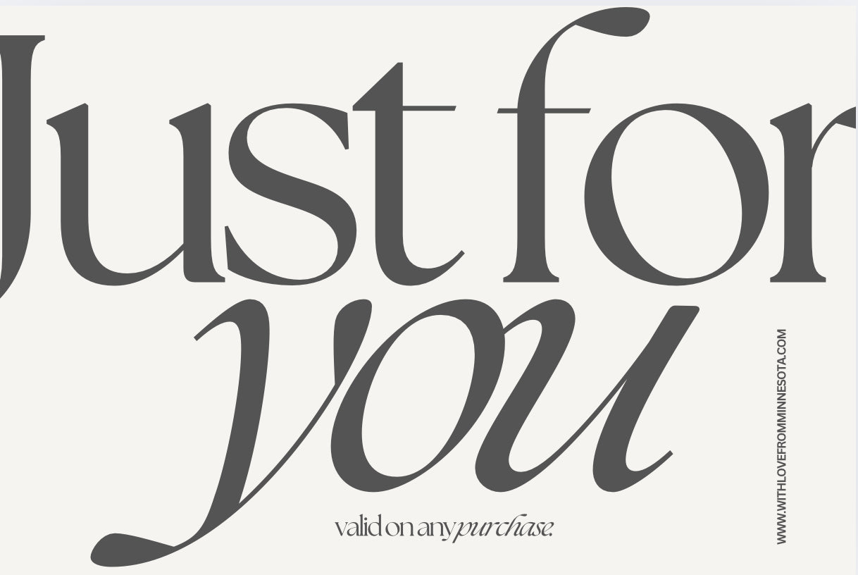 Just For You