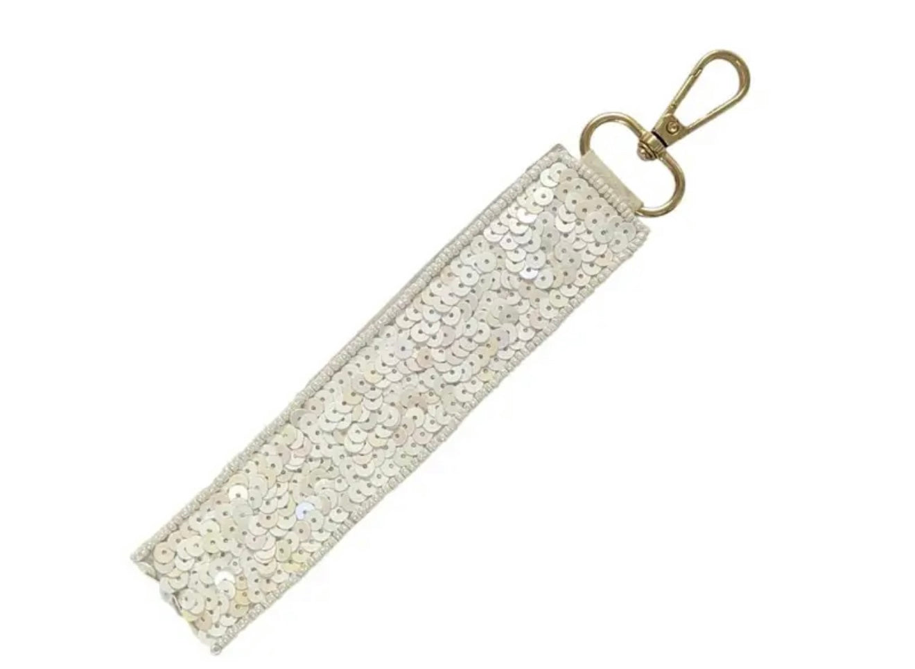 Nurse Sequence Beaded Wristlet Keychain