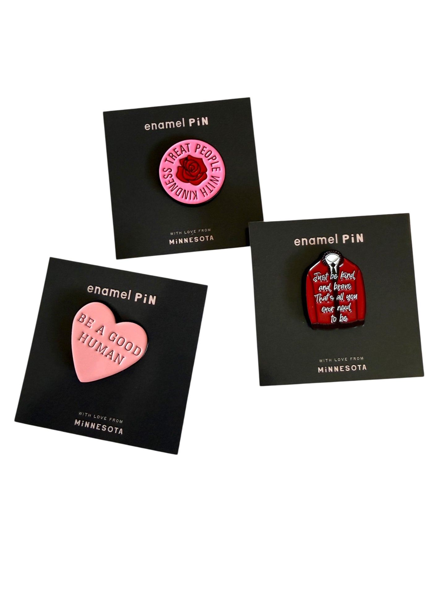 Be A Good Human Enamel Pin