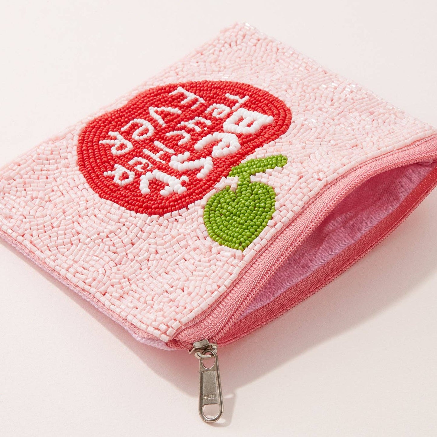 "Best Teacher Ever" Coin Pouch: PINK