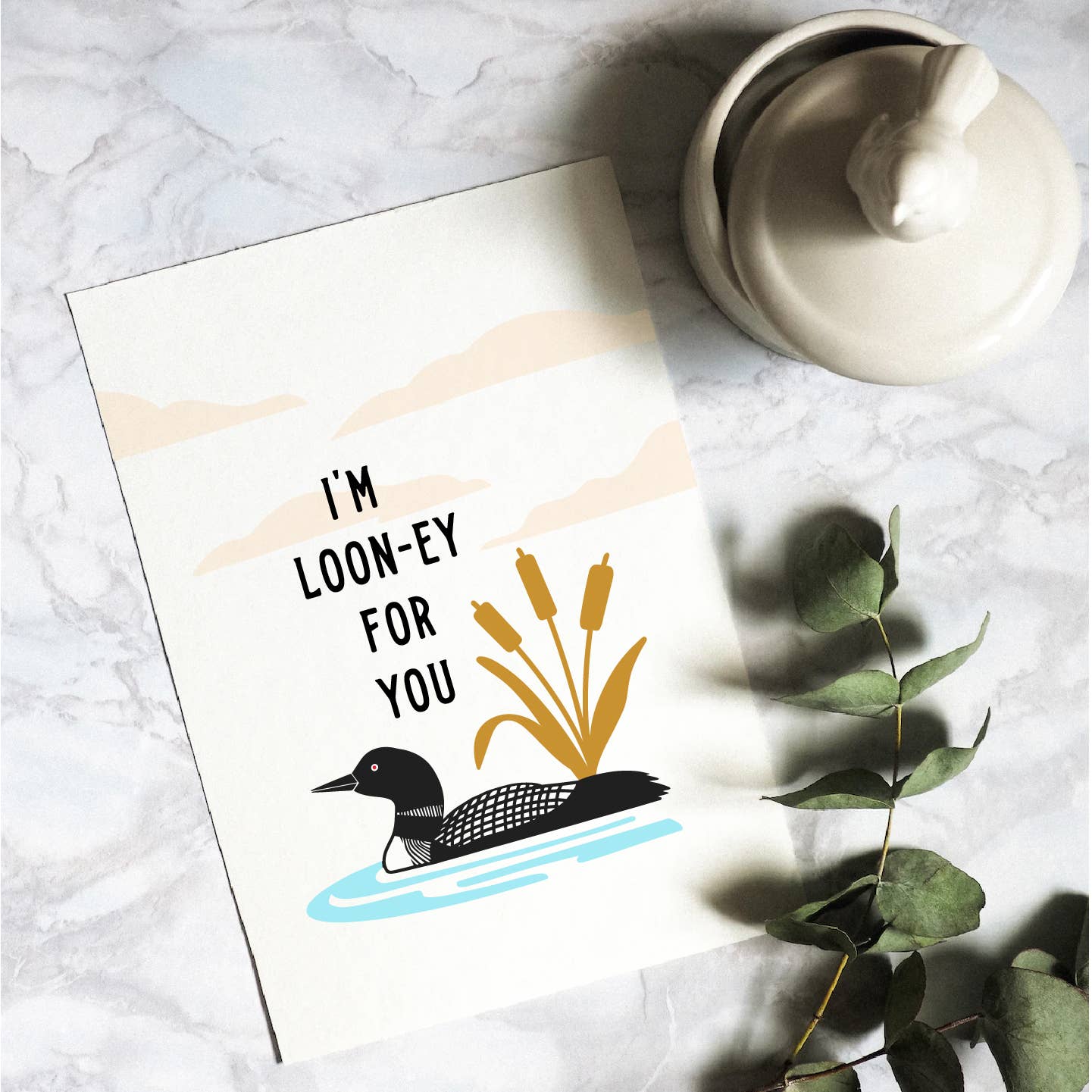 I'm Looney for You Greeting Cards