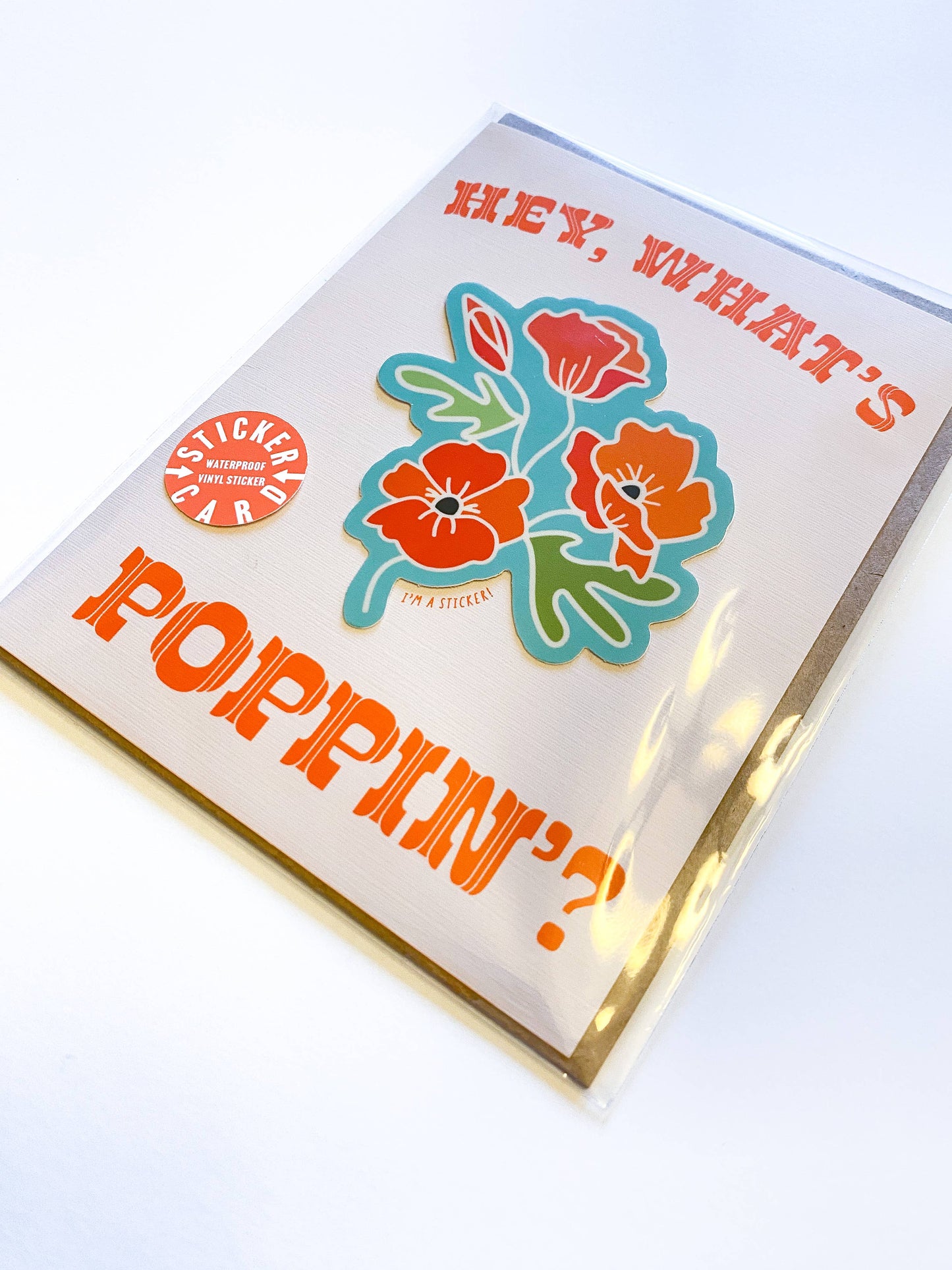 Ope Birthday Sticker Card (Card + Vinyl Sticker!)