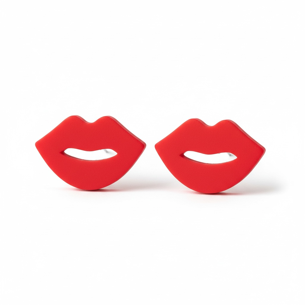 Kisses, Coffee + Love Stud Earrings