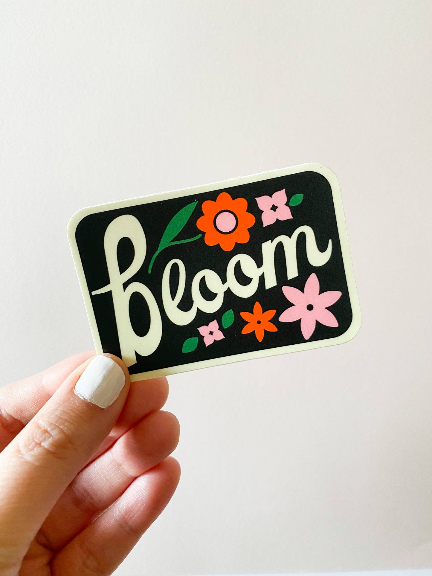 Bloom Floral Retro Sticker