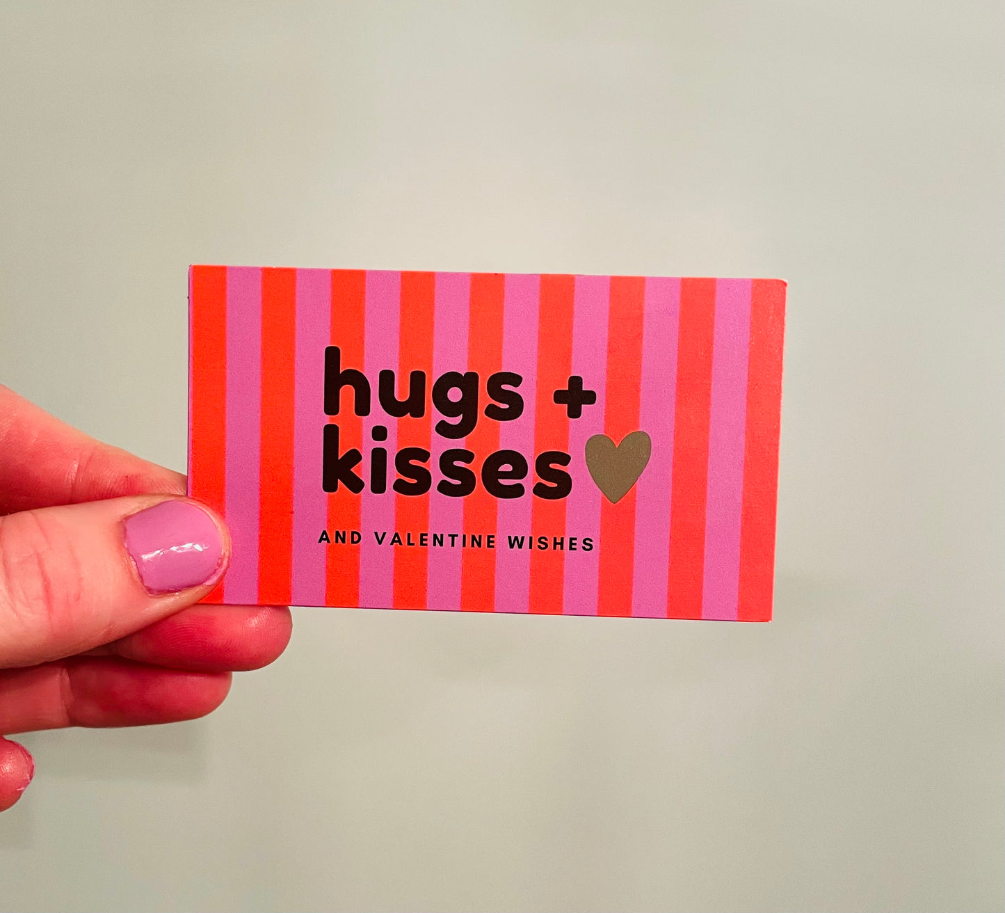 Hugs + Kisses Valentine