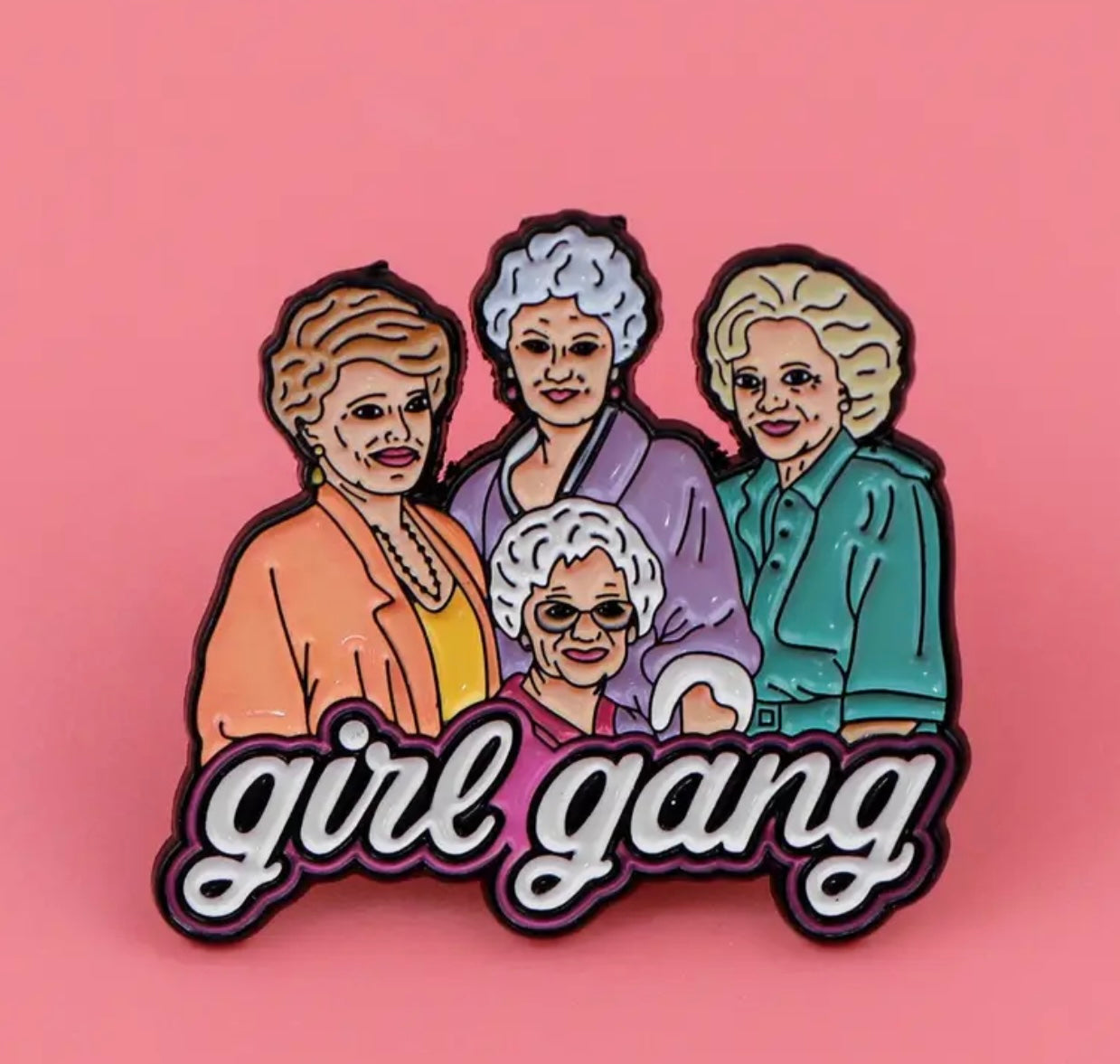 Girl Gang Enamel Pin