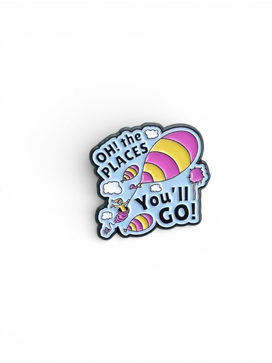 Dr. Seuss Oh The Places You’ll Go Enamel Pin