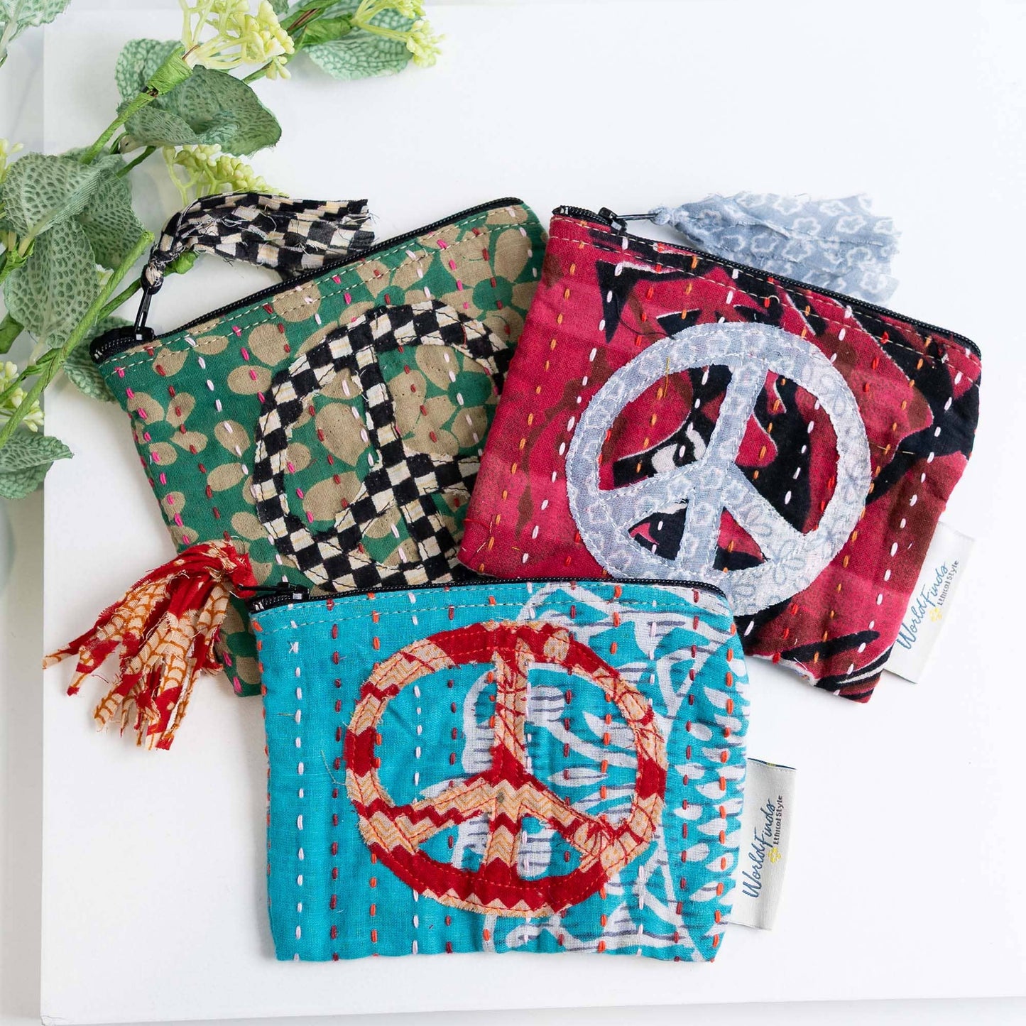 Kantha Peace Coin Purse