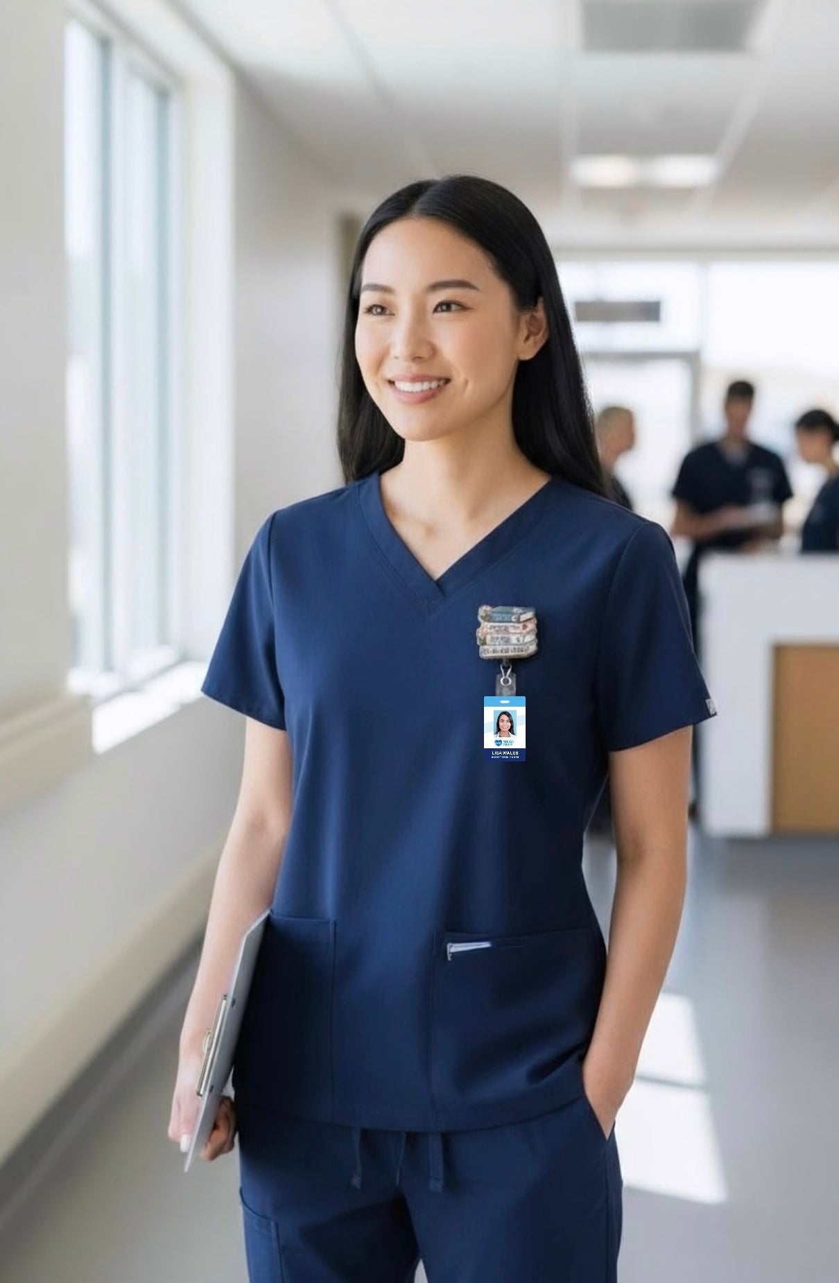 Bookish Acrylic Badge Reel