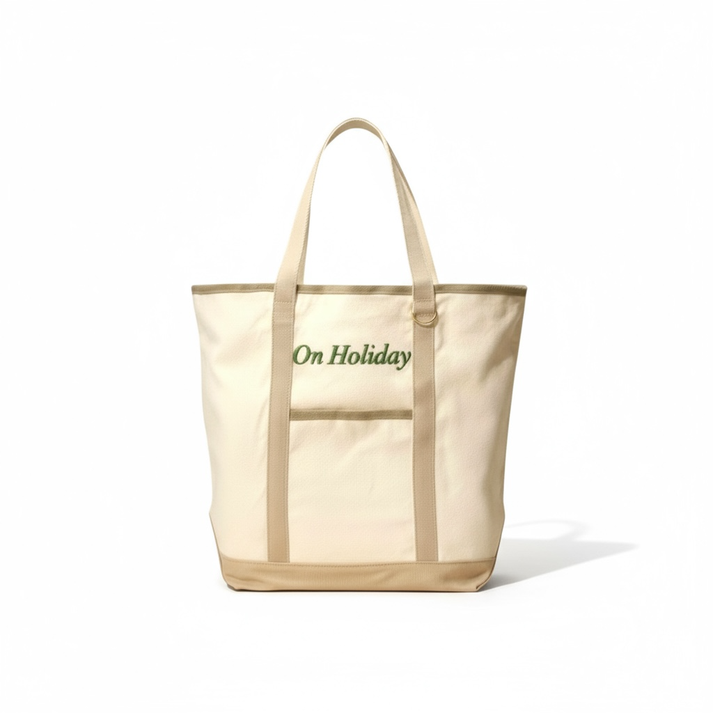 On Holiday Premium Cotton Canvas Tote - Large