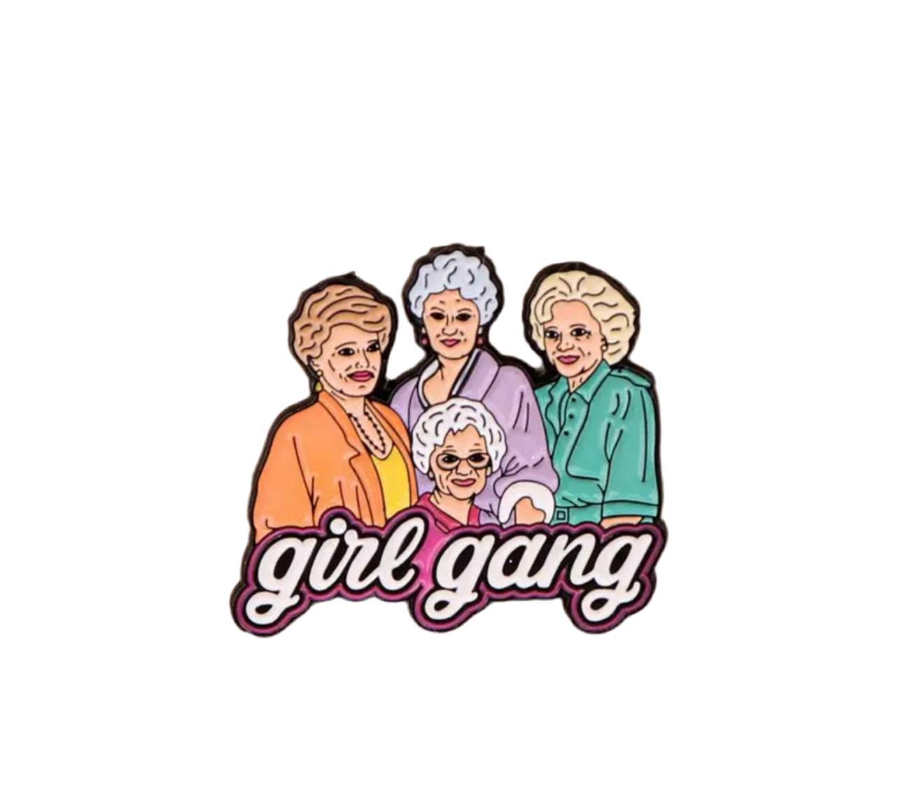 Girl Gang Enamel Pin