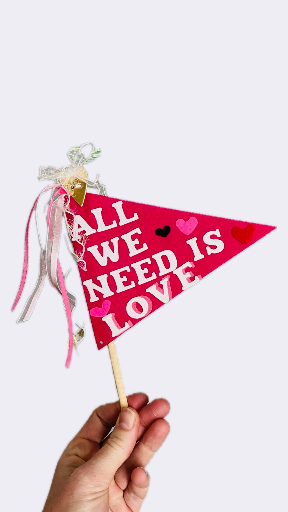 All We Need is Love pennant flag