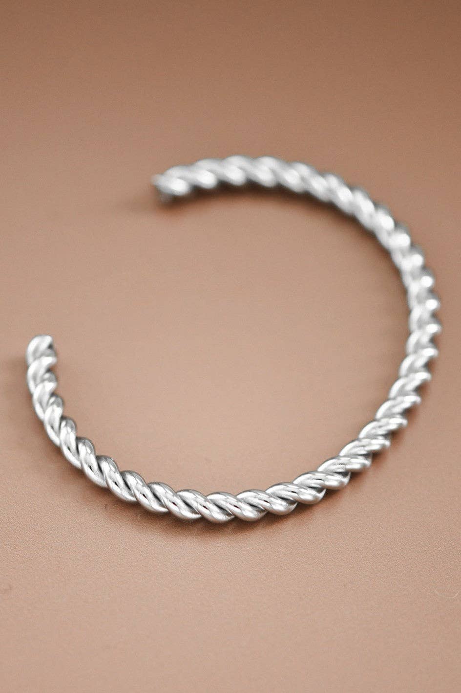 Tarnish-Resistant Waterproof Stainless Steel Cuff - 7207: S0OX3T7207 Silver