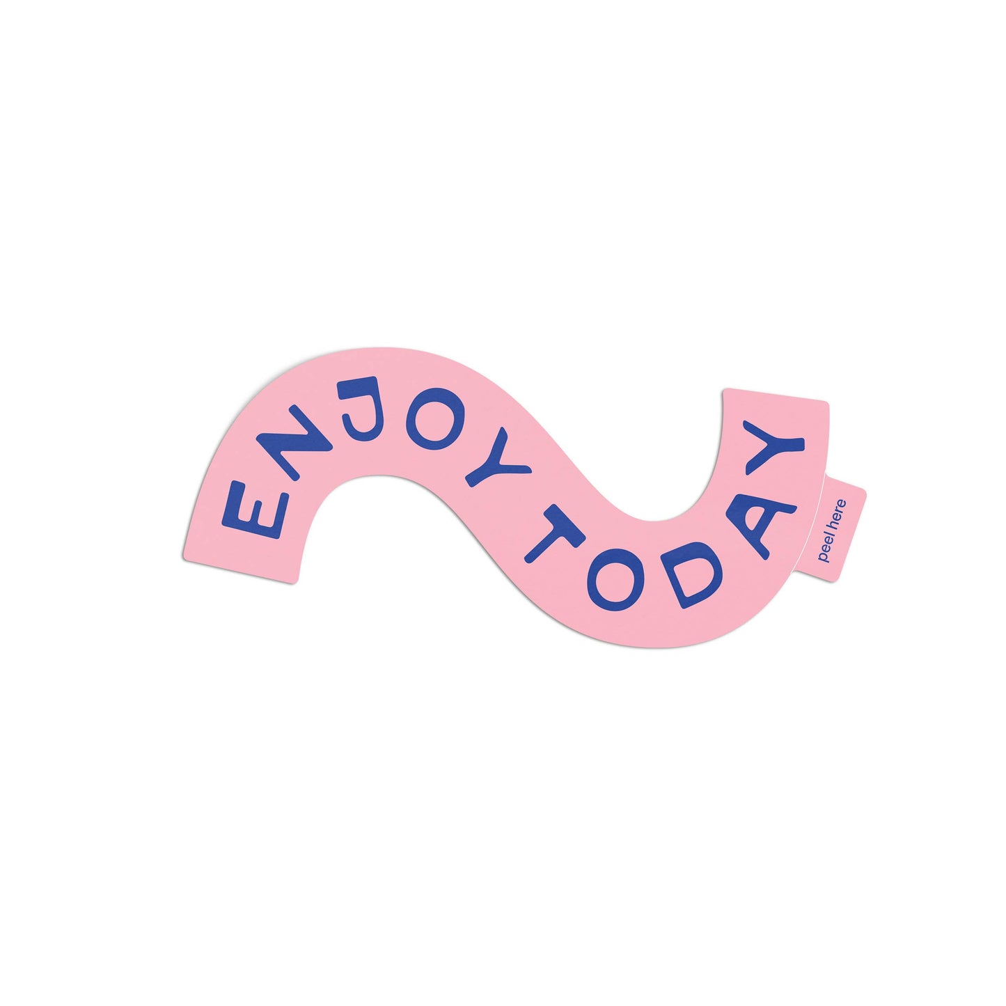 Enjoy Today Sticker | Vinyl Sticker | Pink: Sticker Only