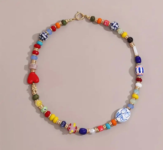 Glass Bead Necklace