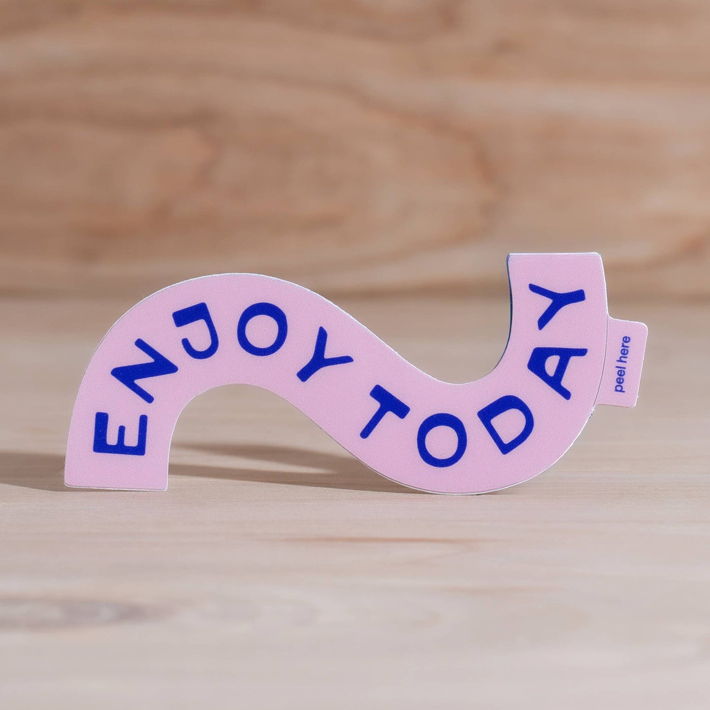 Enjoy Today Sticker | Vinyl Sticker | Pink: Sticker Only