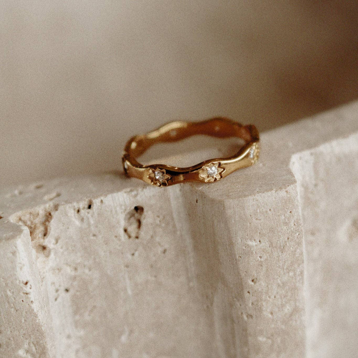 NORA RING | waterproof gold ring