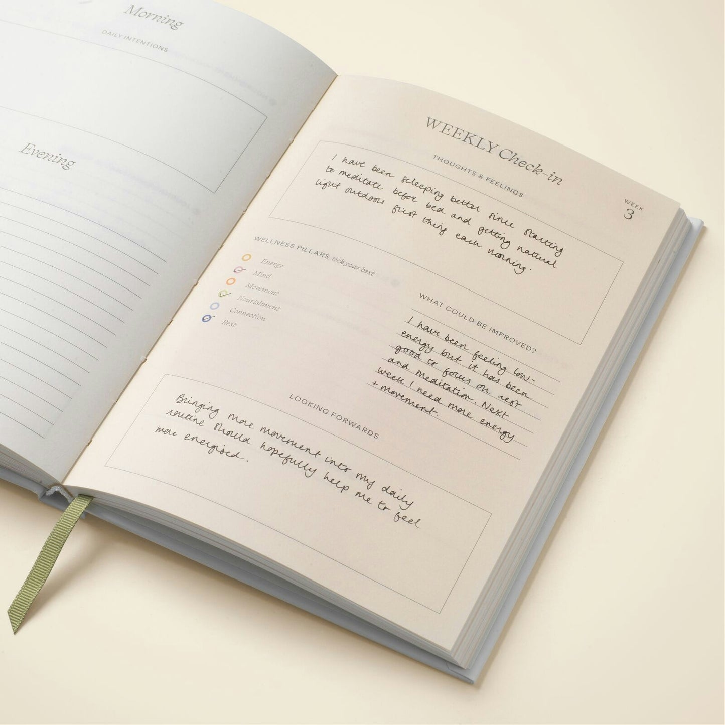 Papier Wellness Journal - Oxford Blue