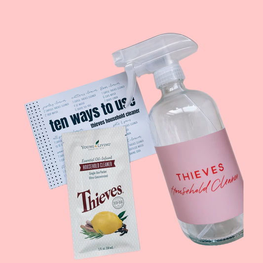 Thieves All Purpose Cleaner Bundle - Pink + Red