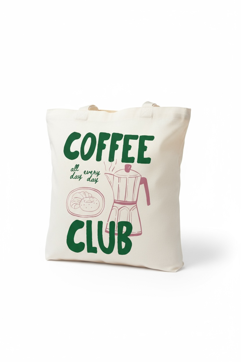 Coffee Club - Green + Pink
