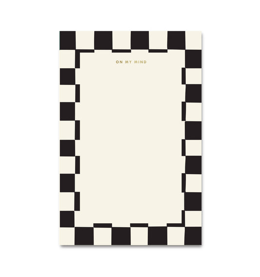 Chessboard Memo Notepad 