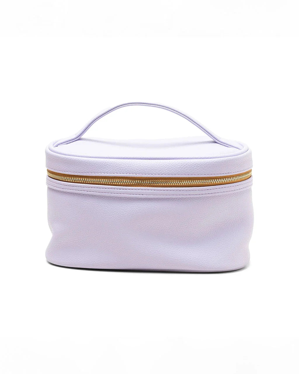 DesignWorks Inc Vegan Leather Train Case - Lilac + Copper