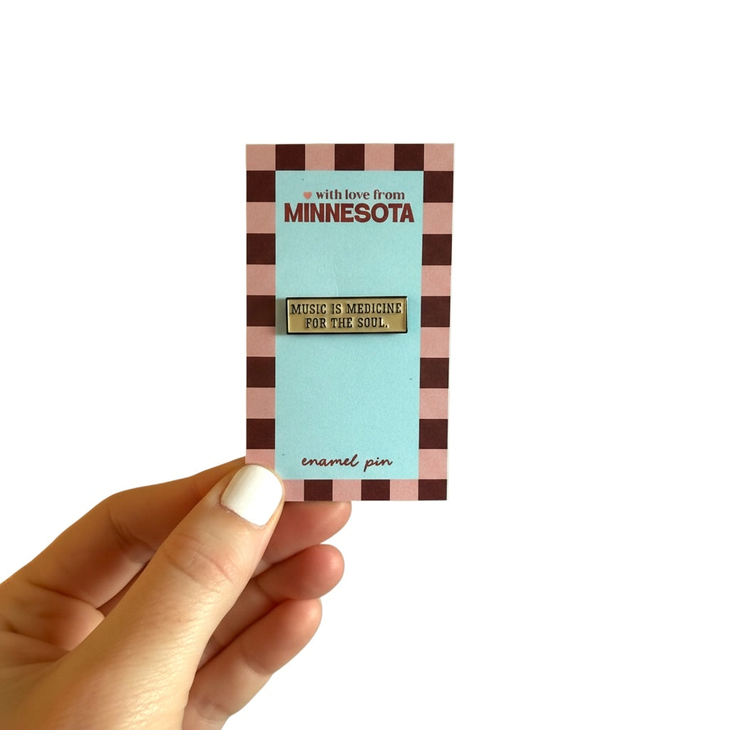 Music Is Medicine Enamel Pin