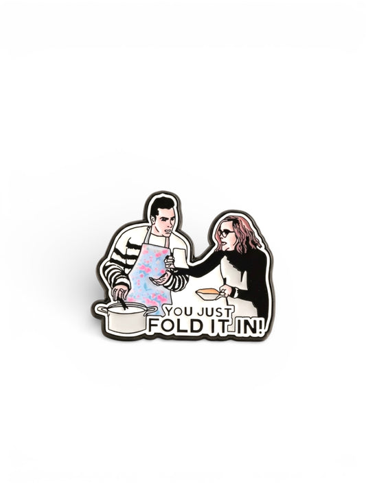 Fold It In Enamel Pin
