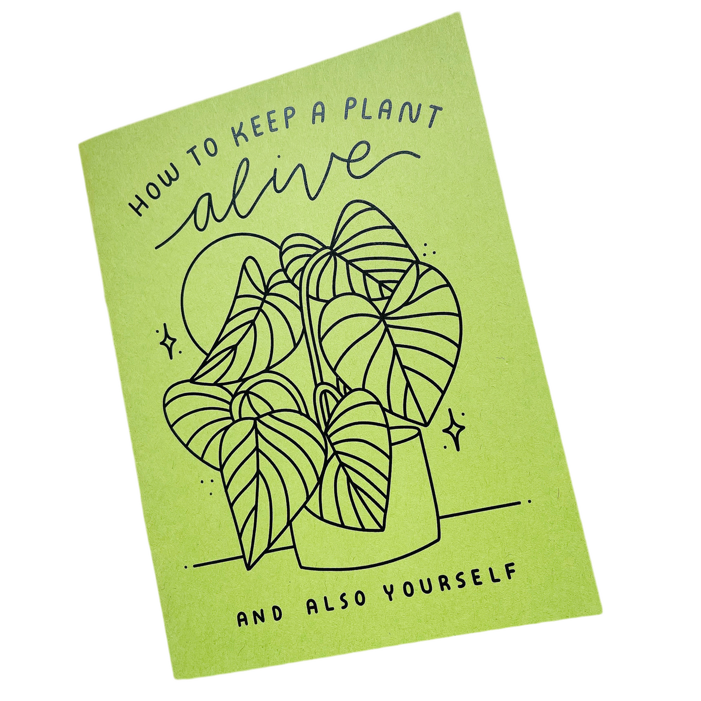 How to Keep A Plant Alive Zine