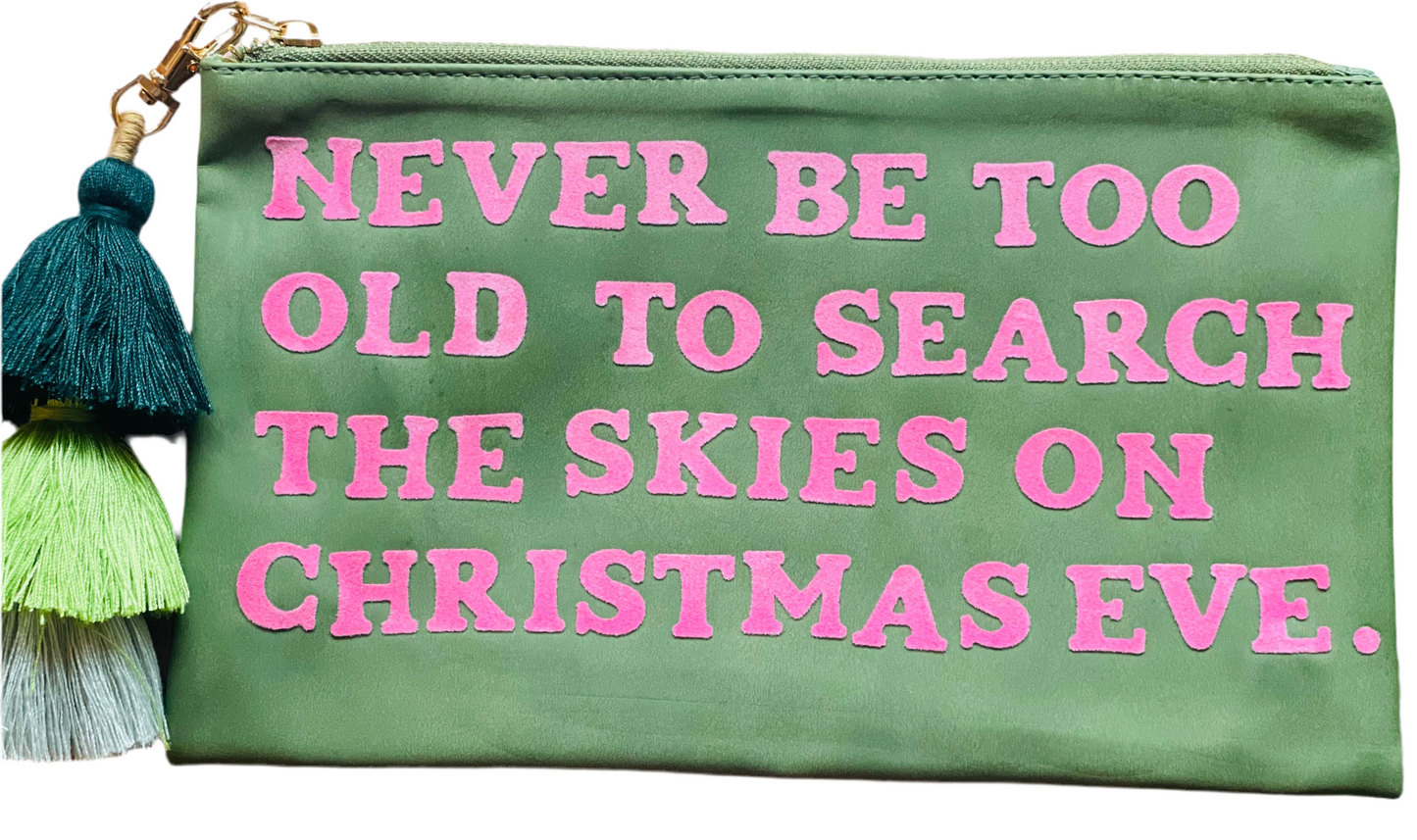 Skies On Christmas Eve - Pink/Green