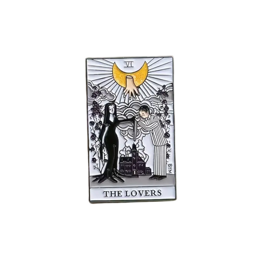 Addam’s Family Tarot Card Enamel Pin