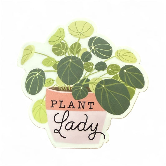 Plant Lady Vinyl Sticker