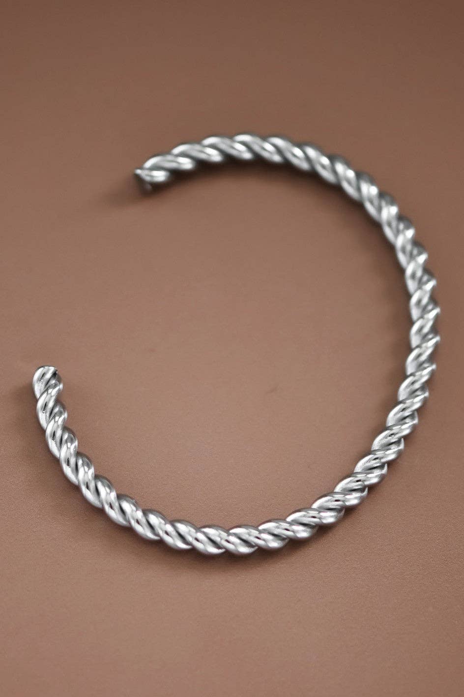 Tarnish-Resistant Waterproof Stainless Steel Cuff - 7207: S0OX3T7207 Silver