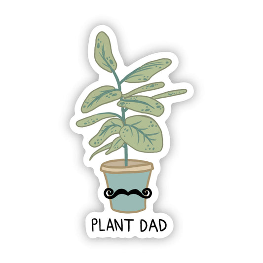 "Plant Dad" mustache