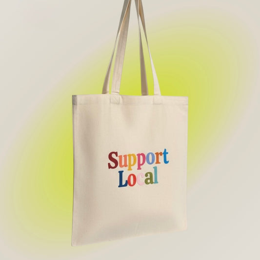 Canvas Tote Bag: Multi-Color