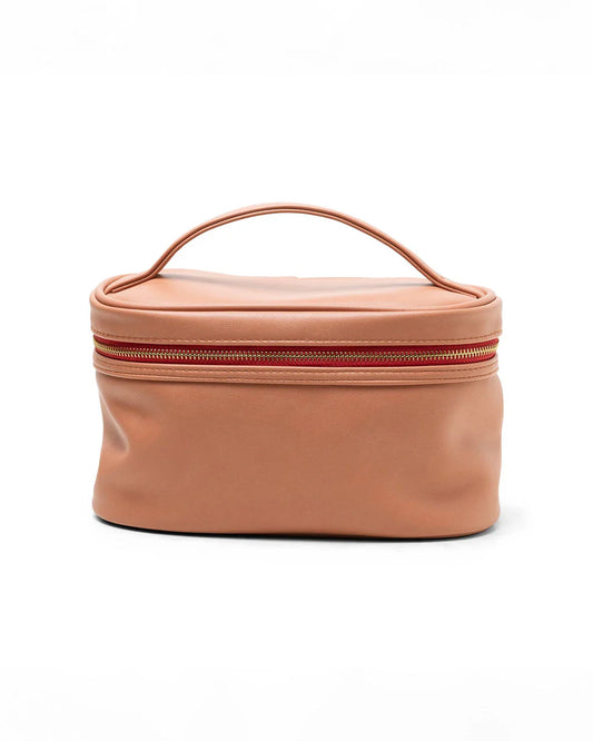 DesignWorks Inc Vegan Leather Travel Case - Rose + Rust