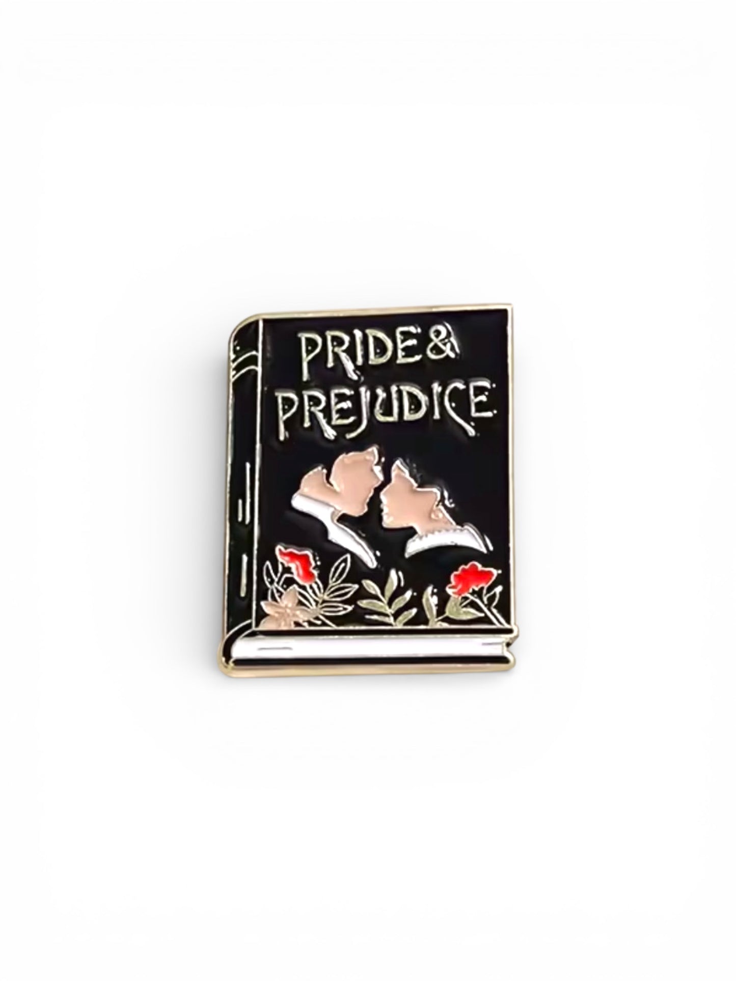 Pride And Prejudice Book Cover Enamel Pin