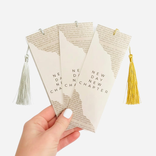 New Day New Chapter Minimal Bookmark