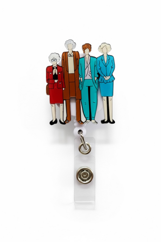 Golden Girls Acrylic Badge Reel