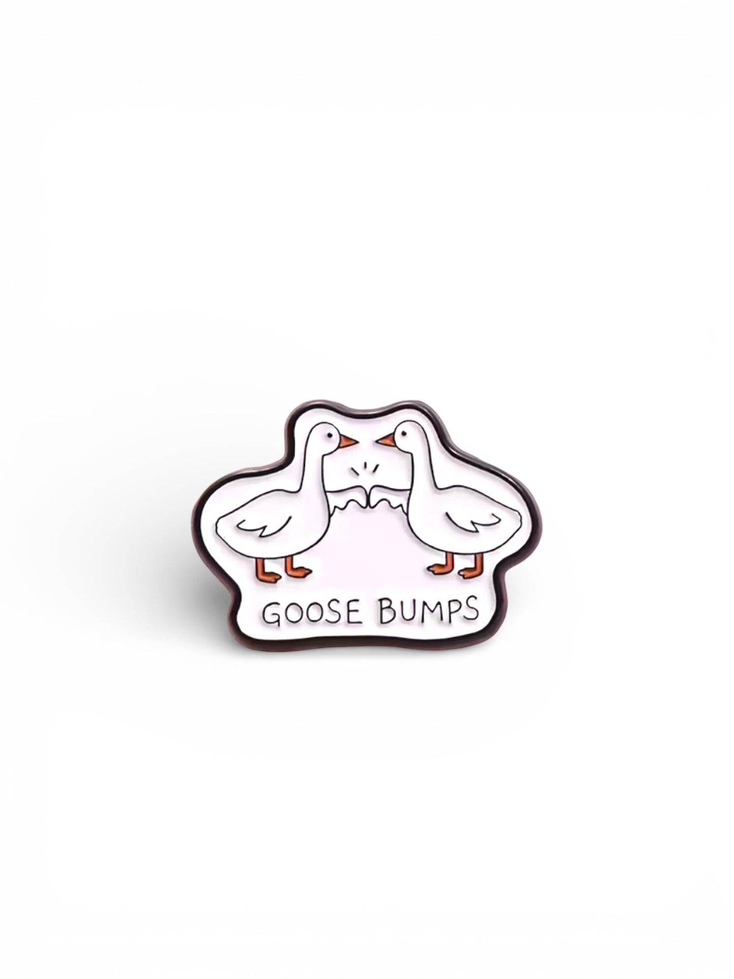 Goose Bumps Enamel Pin