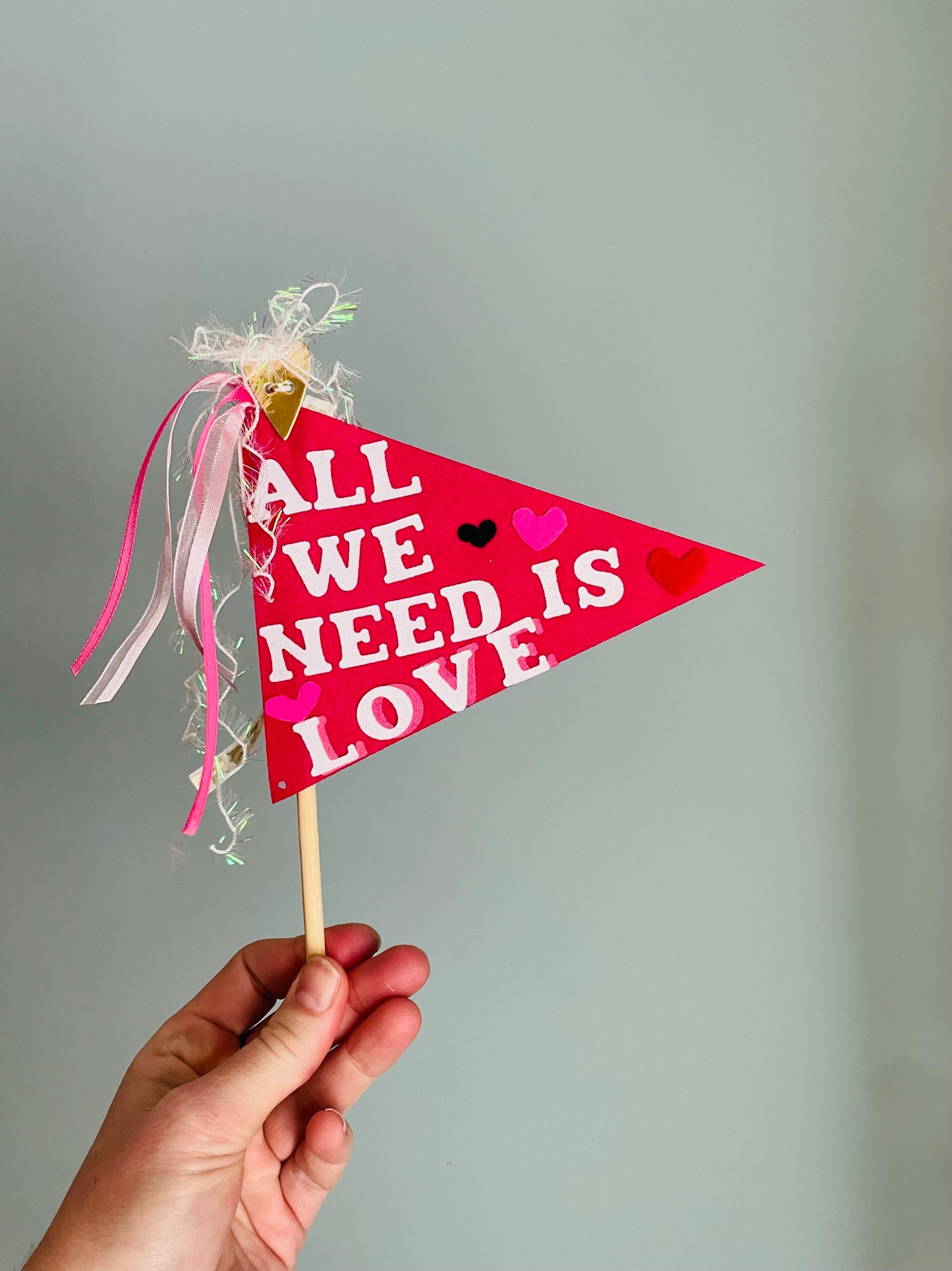 All We Need is Love pennant flag