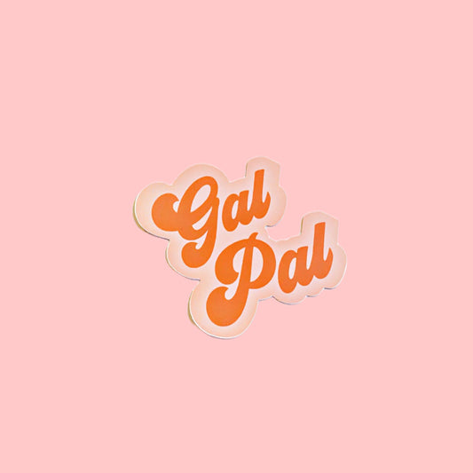 Retro Gal Pal Vinyl Sticker