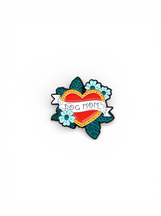 Dog Mom Enamel Pin