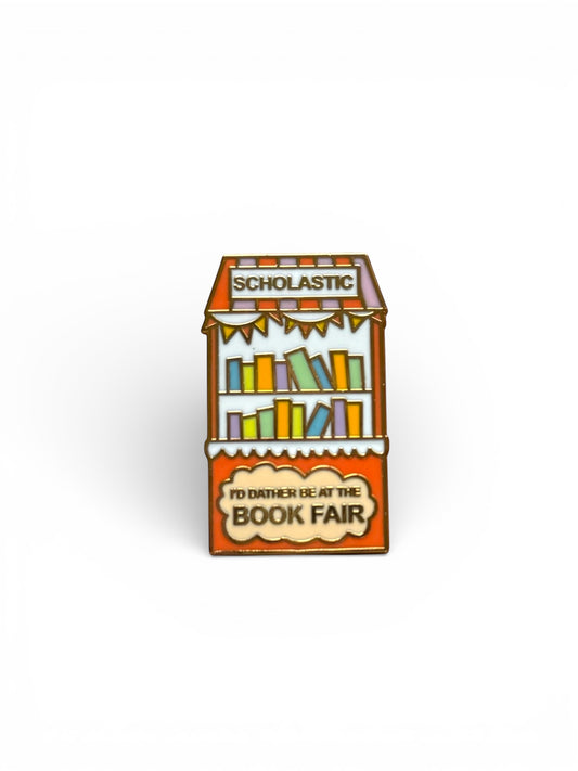 Scholastic Book Fair Enamel Pin